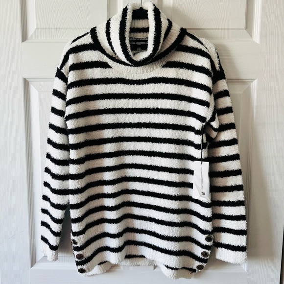 NWT Karl Lagerfeld Paris Limited Edition Cozy Knit Pullover Sweater Size S - Picture 3 of 8